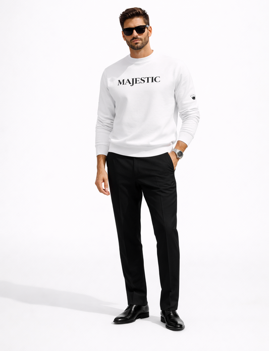MAJESTIC Adore sweatshirt White